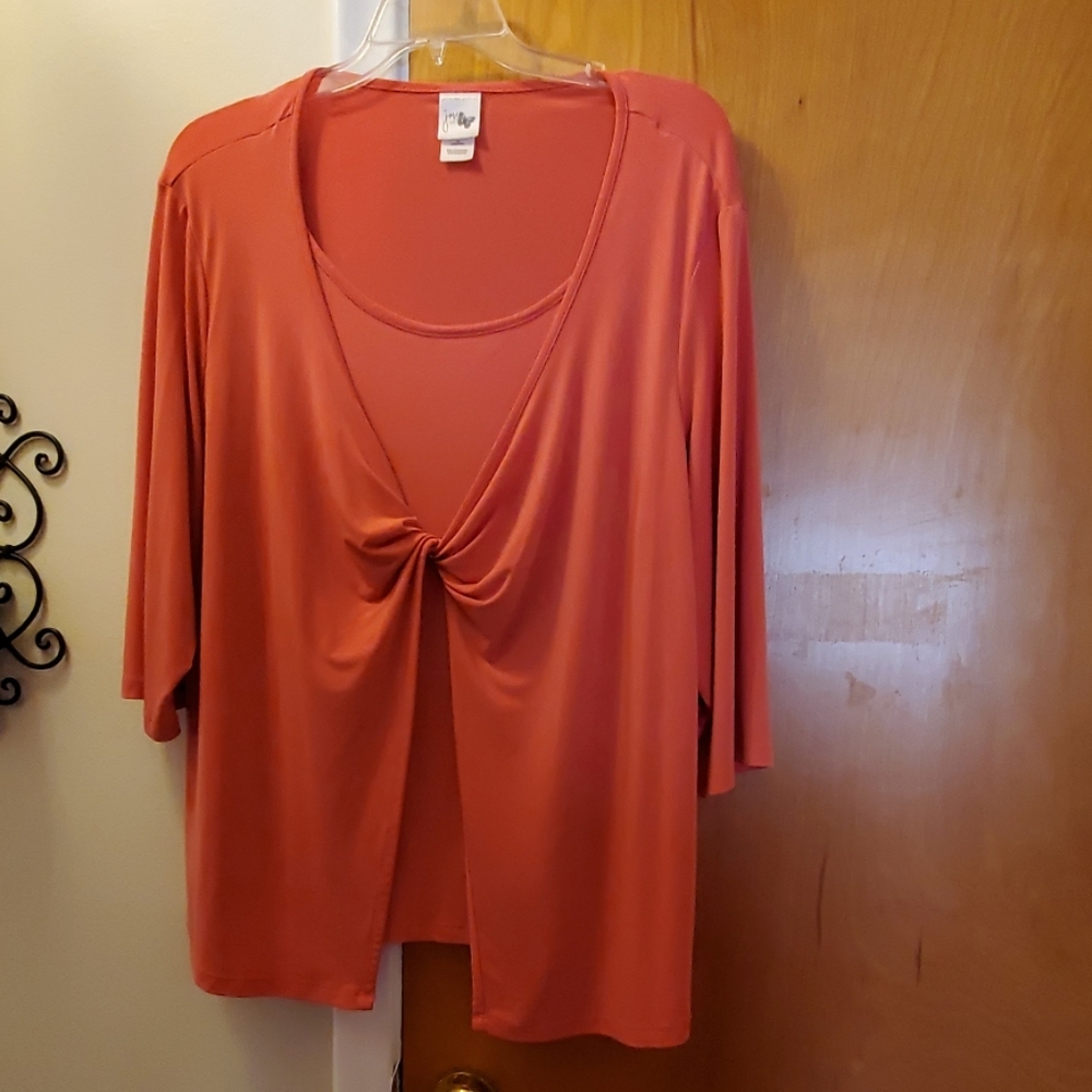 Rose Coral Blouse
